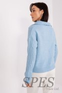 Sweter Damski Model AT-SW-2349-2.27 Light Blue - AT