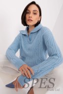 Sweter Damski Model AT-SW-2349-2.27 Light Blue - AT