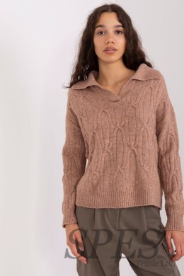 Sweter Damski Model AT-SW-2349-2.96 Brown - AT