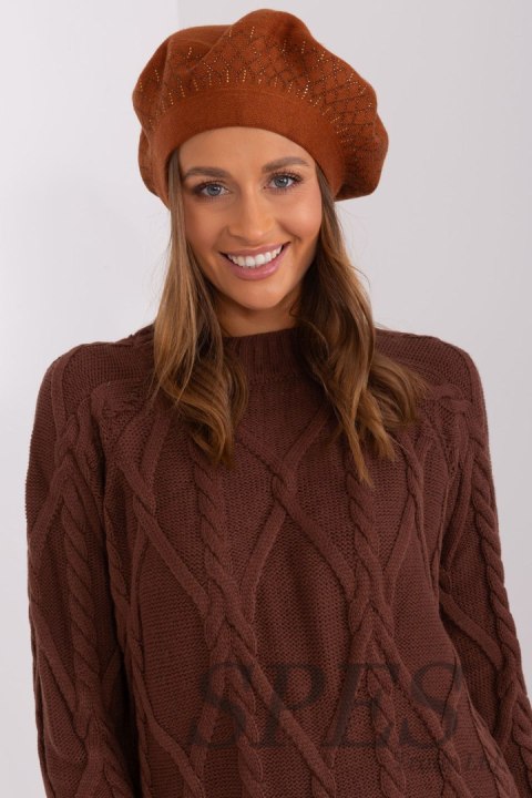 Beret Model AT-CZ-231605.24P Light Brown - AT