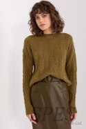 Sweter Damski Model AT-SW-2340.10 Khaki - AT