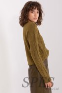 Sweter Damski Model AT-SW-2340.10 Khaki - AT