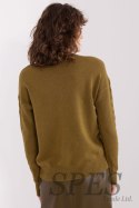 Sweter Damski Model AT-SW-2340.10 Khaki - AT