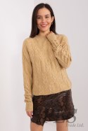 Sweter Damski Model AT-SW-2340.22 Camel - AT