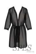 DIVA PEIGNOIR black - Casmir