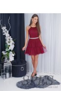 Sukienka Model Cristal 02063. Bordo - With You