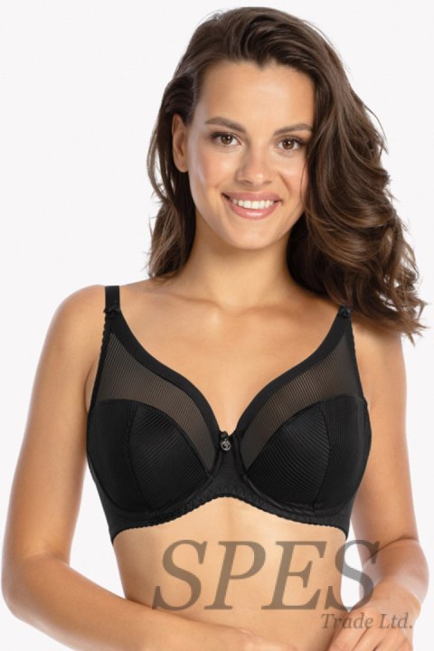 Biustonosz Soft Biustonosz Semi-Soft Model 1058 Sonia Black - Gaia