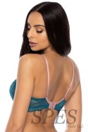 Biustonosz push up Biuetonosz Push-up Model 3525/11 Sybilla Turkus - Mat