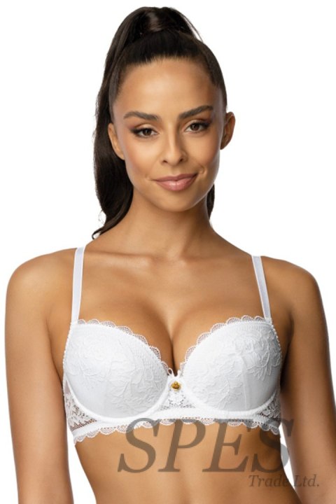 Biustonosz push up Biustonosz Push-up Model 0198/11/1 Estelle White - Mat