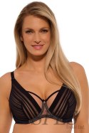 Biustonosz push up Biustonosz Usztywniany Model Johanne 1272 Black - Gaia