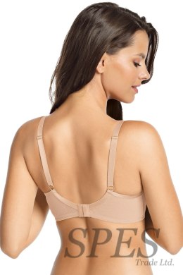 Biustonosz push up Biustonosz Usztywniany Model Moulded 1082 Beige - Gaia