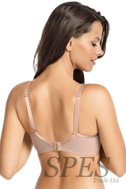 Biustonosz push up Biustonosz Usztywniany Model Moulded 1082 Mocca - Gaia