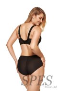 Biustonosz Soft Biustonosz Semi-Soft Model Heidi B3 Black/Beige - Gorteks