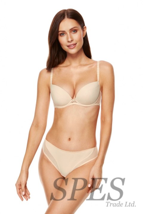 Biustonosz push up Biustonosz Push-up Model Zara B1 Beige - Gorteks