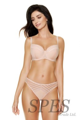 Biustonosz push up Biustonosz Usztywniany Model Luna B4 Beige - Gorteks