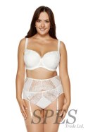 Gorsety, body, pasy Pas do pończoch Model Cherie PPW Cream - Gorteks