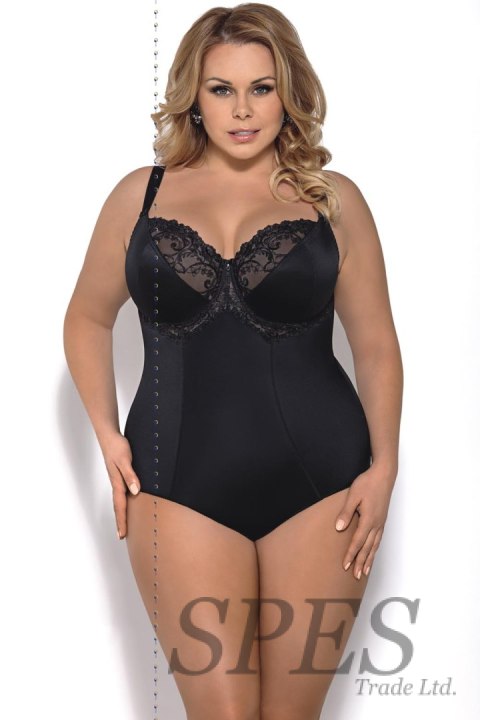 Gorsety, body, pasy Body Model K356 Gala Black - Gorsenia Lingerie