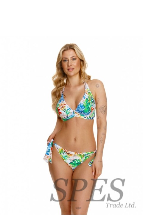 Kostium dwuczęściowy Biustonosz kąpielowy Bralet Model Papaya Multicolor - Lupo Line