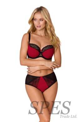 Biustonosz Soft Biustonosz Semi-Soft Model VB-453 Red/Black - Vena