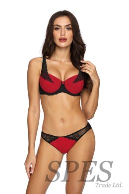 Biustonosz push up Biustonosz Push-up Model VB-1446 Red/Black - Vena