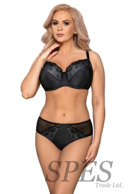 Biustonosz push up Biustonosz Usztywniany Model VB-418 Grafit/Black - Vena