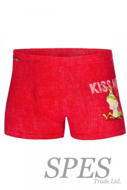 Bokserki Model Kiss Me 010/55 Red - Cornette