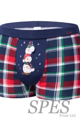 Bokserki Model Snowman 007/71 Navy - Cornette