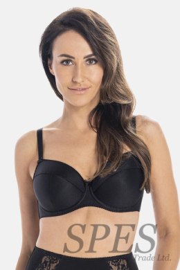 Biustonosz push up Biustonosz Usztywniany Model Rimma 2032 Black - Teyli