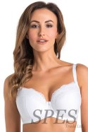 Biustonosz push up Biustonosz Usztywniany Model Marte 202 White - Teyli