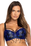 Biustonosz push up Biustonosz Push-up Model V-10231 Black/Blue - Axami