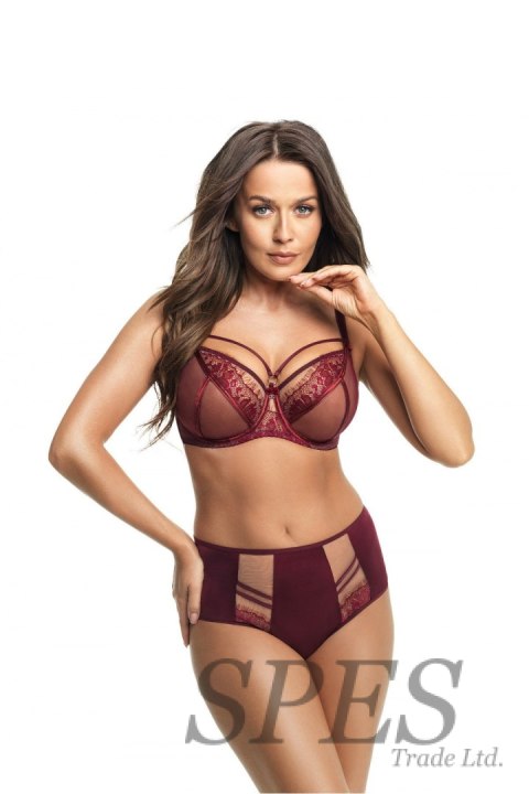 Figi brazyliany Model Paradise K498 Bordo - Gorsenia Lingerie