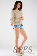 Sweter Damski Model A446 Beige - awama