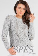 Sweter Damski Model A446 Grey - awama