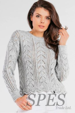 Sweter Damski Model A446 Grey - awama