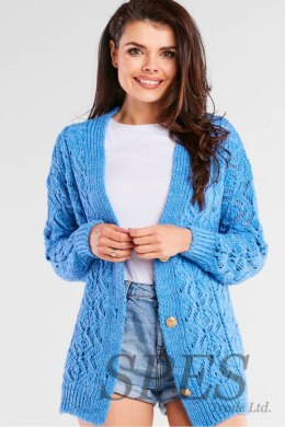 Sweter Kardigan Model A447 Blue - awama