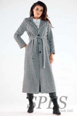 Płaszcz Damski Model A547 Houndstooth - awama