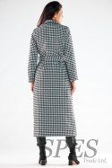 Płaszcz Damski Model A547 Houndstooth - awama