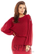 Sweter Damski Model A318 Bordo - awama