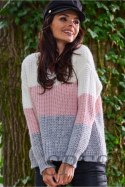 Sweter Damski Model A390 Pink - awama