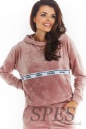 Bluza Damska Model A371 Pink Welur - awama