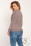 Sweter Damski Model SWE244 Pink Melange - MKM