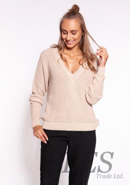 Sweter Damski Model SWE264 Beige - MKM