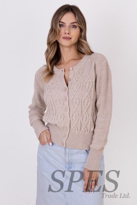 Sweter Damski Model SWE317 Beige - MKM