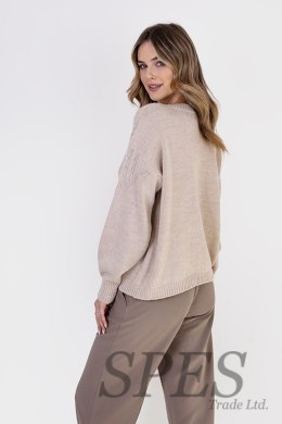 Sweter Damski Model SWE322 Beige - MKM