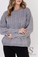 Sweter Damski Model SWE322 Grey - MKM