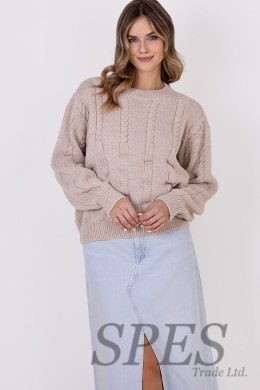 Sweter Damski Model SWE323 Beige - MKM