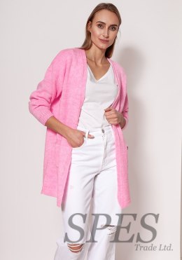 Sweter Kardigan Model PA013 Baby Pink - MKM