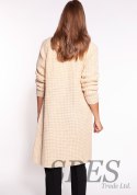 Sweter Kardigan Model PA015 Beige - MKM