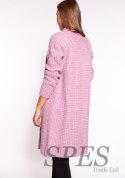 Sweter Kardigan Model PA015 Pink - MKM