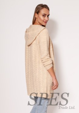 Sweter Kardigan Model PA019 Beige - MKM